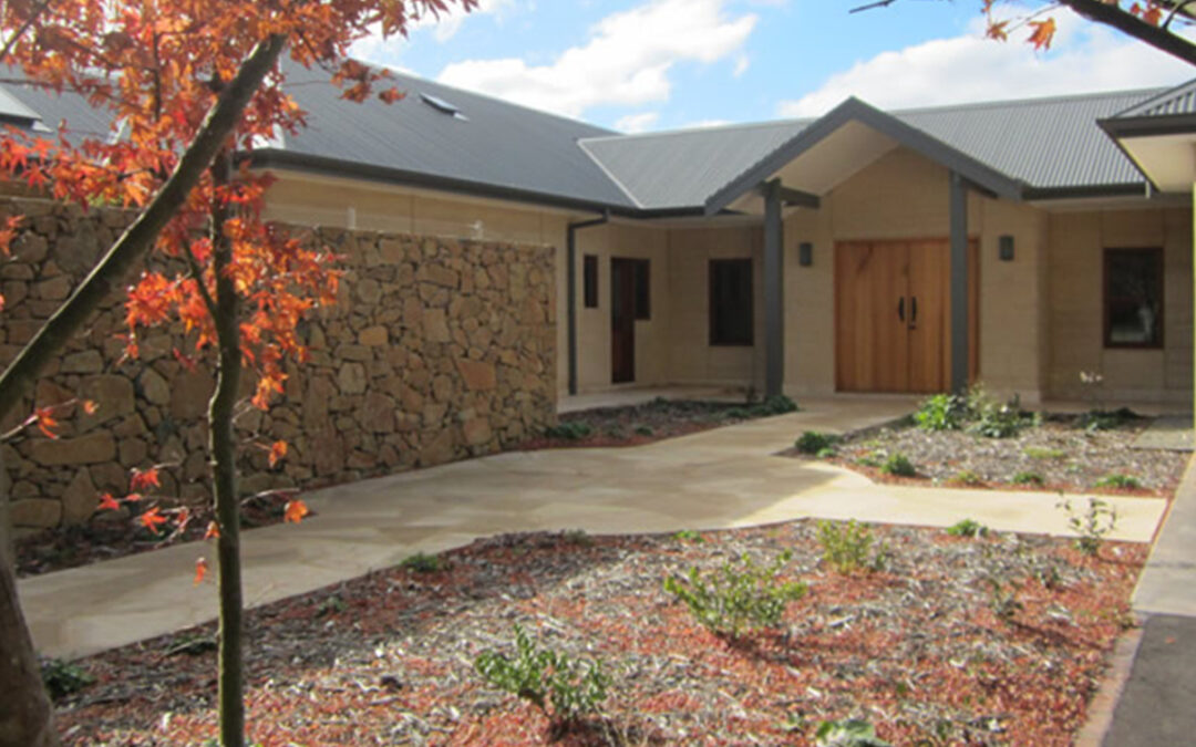 New Rammed Earth Home in Fitzroy Falls