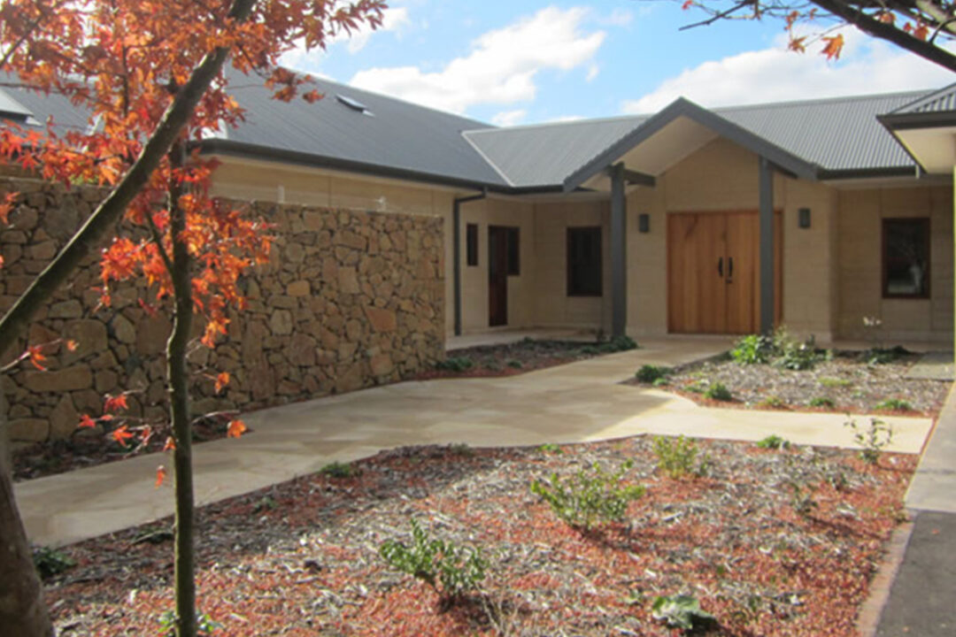 New Rammed Earth Home in Fitzroy Falls